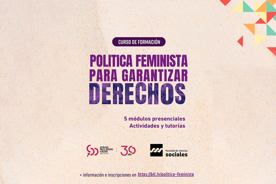 Curso de extensión |  La incidencia política en la agenda de los feminismos