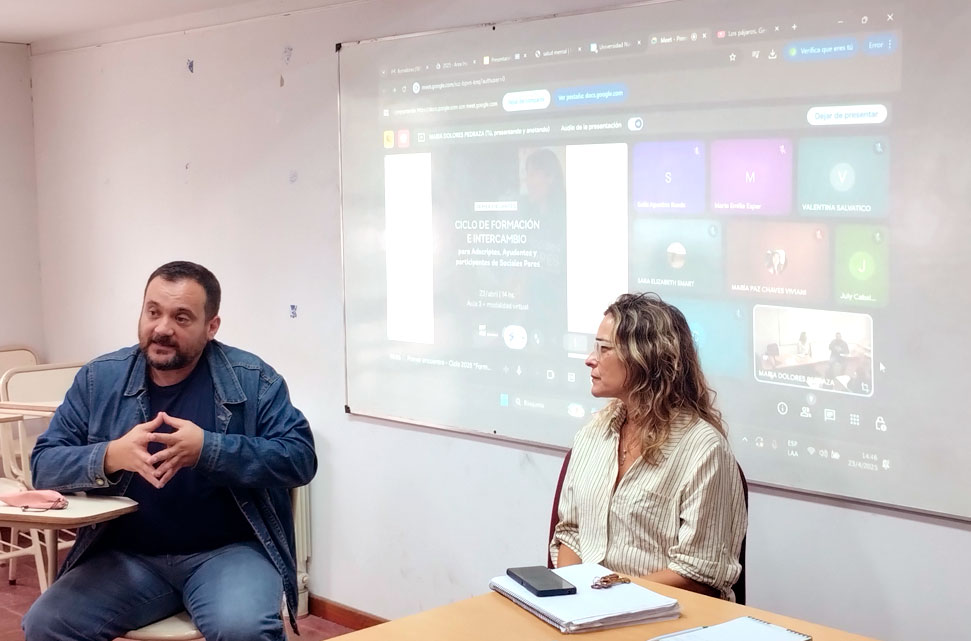 Se realizó el primer encuentro del Ciclo de Intercambio y formación de Ayudantes, Adscriptes y Socia