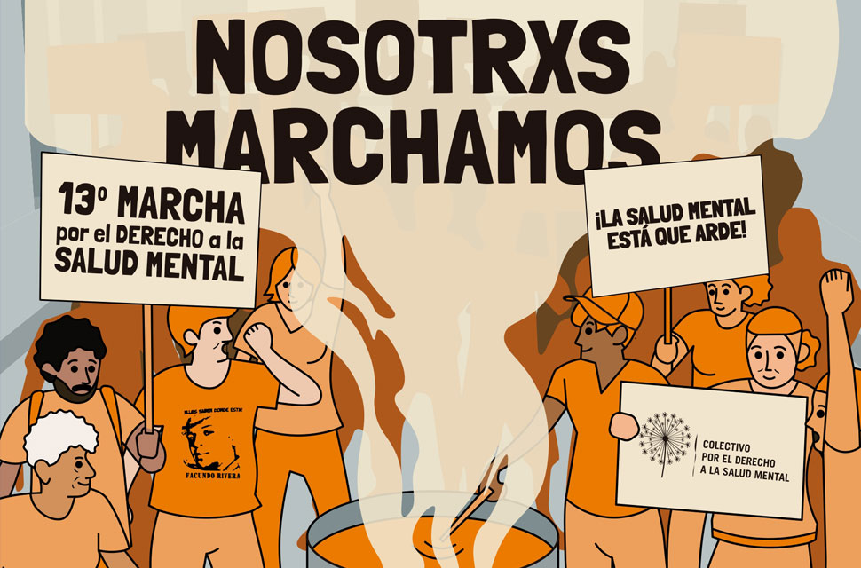 Sociales adhiere y moviliza en la 13° Marcha por el Derecho a la Salud Mental