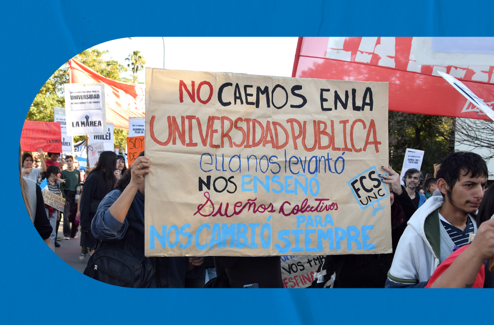 Sociales convoca a la Quinta Marcha Federal Universitaria