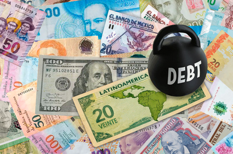 diplomatura-en-deuda-desarollo-y-derechos-humanos billetes-de-diferentes-países-y-una-pesa-sobre-estos-con-la-palabra-deuda