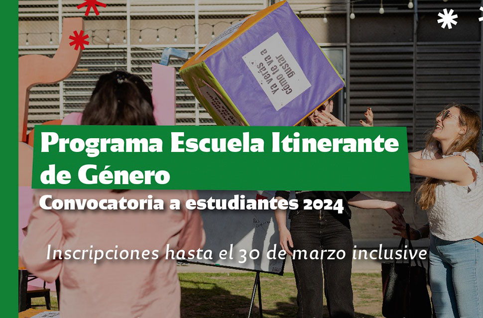 Convocatoria | Programa Escuela Itinerante de Género 2024