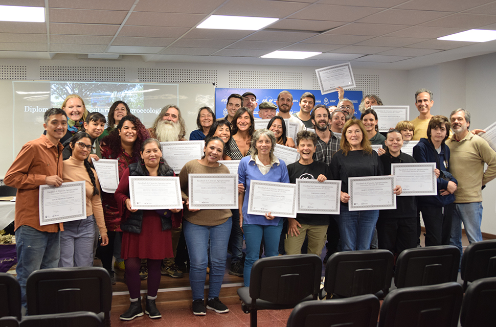 Se entregaron 38 nuevos diplomas en Agroecología y Soberanía Alimentaria