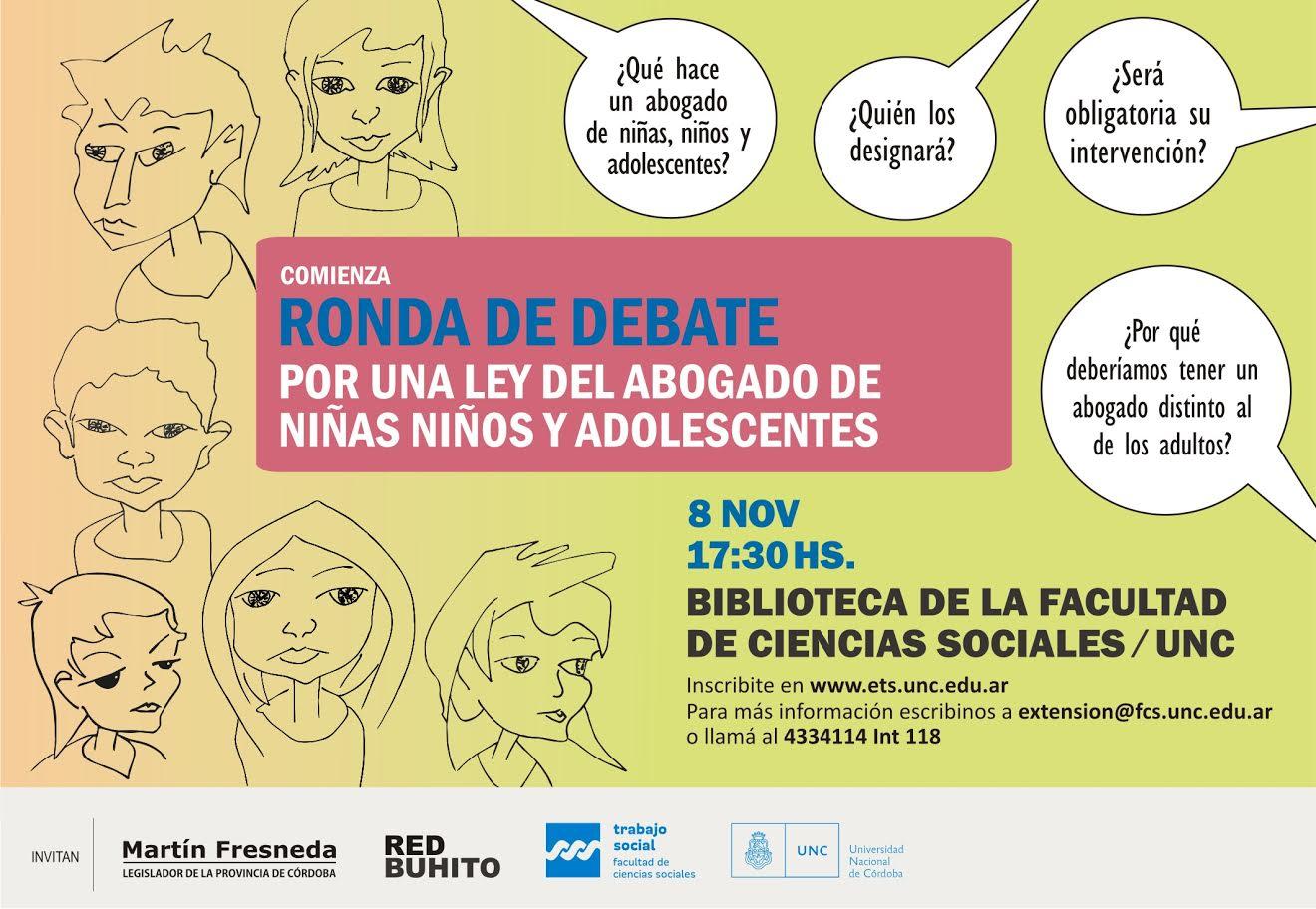 Ronda de Debate Por una Ley del Abogado de niñas, niños y adolescentes Facultad de Ciencias